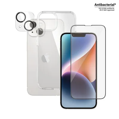 Produktbild von 3-in-1 Schutz-Set für Apple iPhone 14 (B0401+2783)