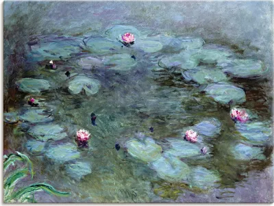 Produktbild von ARTland Leinwandbild Nymphéas. 1914-17 Größe: 120x90 cm