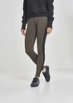 Obrázok produktu pre Urban Classics Dámske legíny - Jacquard Camo oliv - M