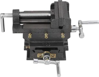 Produktbild von vidaXL Maschinenschraubstock Kreuztisch Handbetrieb 78 mm