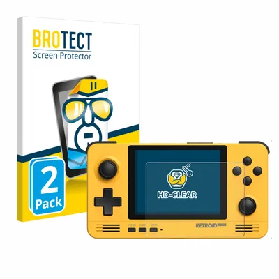 Produktbild von 2x Für Retroid Pocket 2 Schutzfolie BROTECT Displayschutz Display Schutz Folie Klar Transparent