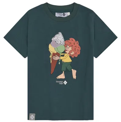 Produktbild von BAVARIAN CAPS Kids T-Shirt Pumuckl Eiscreme dunkelgrau 3-4 98-104cm