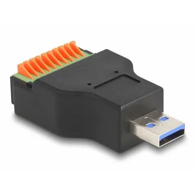 Produktbild von DELOCK USB 3.2 Gen 1 Typ-A Stecker zu Terminalblock Adapter