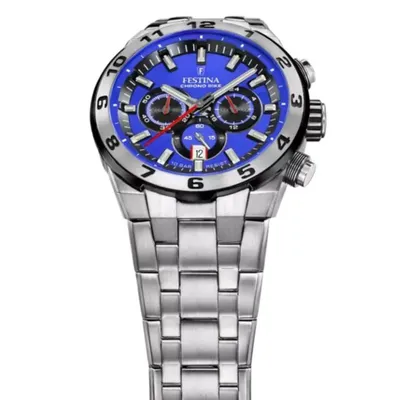 Produktbild von Festina Chrono Bike Armbanduhr Edelstahl Datum 10Bar F20670/3