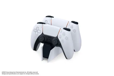 Produktbild von Sony DualSense-Ladestation, PlayStation 5, Ladestation, Schwarz, Weiß, Sony, DualSense, 119,5 mm