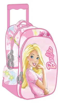 Zdjęcie produktu dla Plecak na kółkach Barbie Paints do przedszkola, torba 30 cm