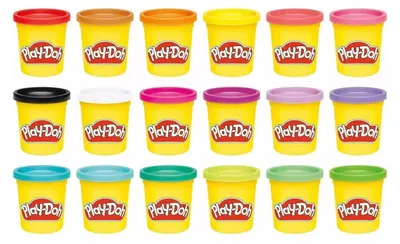 Image de Play-Doh Pack de 18 pots imagination