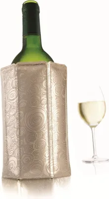 Produktbild von Vacu Vin Kühlmantel für Weinflaschen Platin 17,7x14cm, Glasflasche, Wein, Platin, 5 min