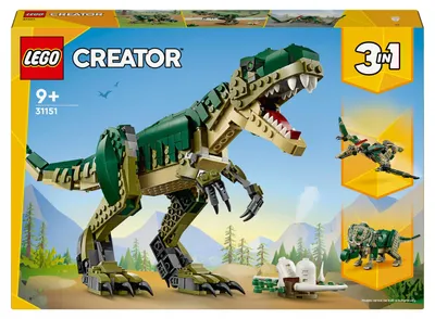 Zdjęcie produktu dla Zestaw LEGO Creator 3 w 1: Tyranozaur, Triceratops, Pterodaktyl