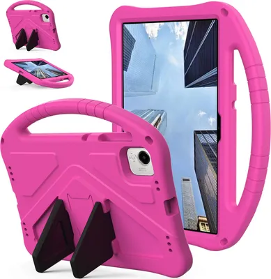 Obrázek produktu pro Dětské pouzdro pro Honor Pad X9a 2025 11,5", EVA lehké nárazuvzdorné pouzdro s skládacím stojánkem a rukojetí Růžový