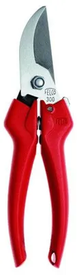 Image de Felco 300 Leseschere Gartenschere mit Edelstahlklinge gebogener Schneidekopf Rot