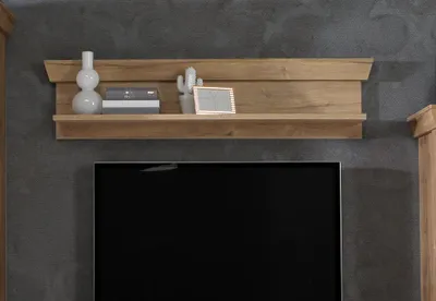 Produktbild von Wandboard Bücherregal Regal Dekoregal Hängeregal Wandregal "Kalamaria I" Waterford Eiche