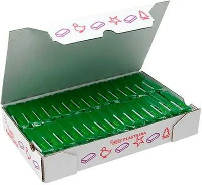 Obrázek produktu pro Plastelína Jovi tmavě zelená (30 kusů)