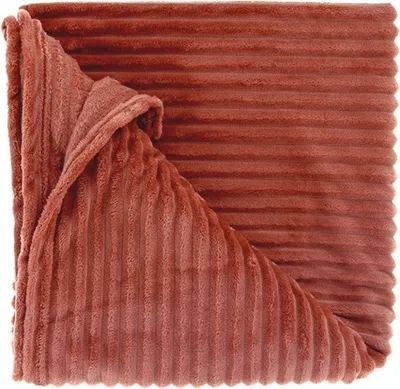 Produktbild von Unique Living - Plaid Dez Marsala 150x200