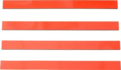 Produktbild von Magnetisches Band 250x19x2mm VE=4 Stück rot