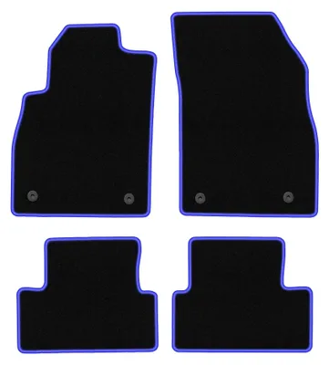 Immagine prodotto di Tappetini in moquette per Chevrolet Cruze 2008-2016 (hatchback/berlina/station wagon) – set 4 pezzi, nero/blu, su misura – Wielganizator CARLUX