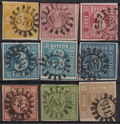 Produktbild von Bayern "Nummernstempel" 50 verschiedene