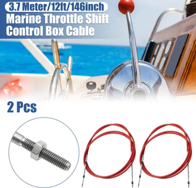 Image de 2pcs 12 ft 3,7 Mètre 146pouce Accélérateur Changement Vitesse TélécommandeBoîtier Câble