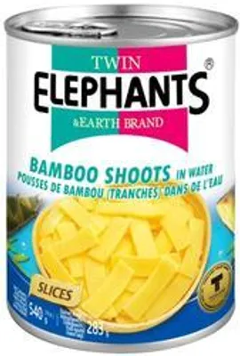 Produktbild von Twin Elephants Bambussprossen in Scheiben geschnitten 540 g