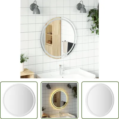 Immagine prodotto di The Living Store Specchio da bagno a LED rotondo da 70 cm