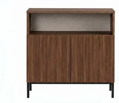 Immagine prodotto di Calicosy - Credenza piccola 2 ante 1 nicchia L80 cm - OLIVER