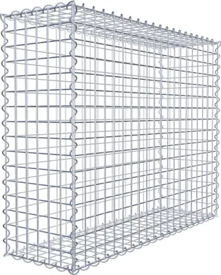 Produktbild von Gabione 100 cm x 80 cm x 30 cm (L x H x T), Maschenweite 5 cm x 5 cm, Spirale