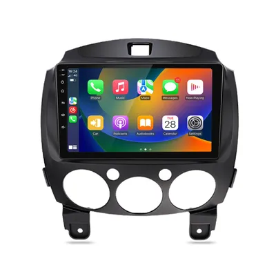 Produktbild von 2+64G carplay autoradio 9''Android15 Für Mazda 2 2007-2013 GPS Navi DAB BT WIFI SWC RDS DSP 4Kern