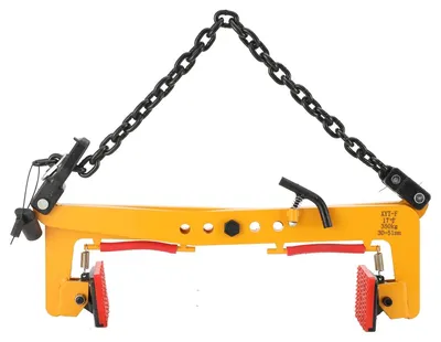 Produktbild von Steinhebeklemme - Vertikale Lastklemme - 350 kg Tragkraft - Für Bordsteine und Marmor - Schwerlast Kettenaufhängung - Greifzange zum Heben