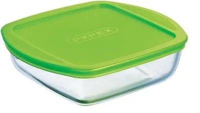 Immagine prodotto di Pyrex &Store Cook Quadratische Auflaufform mit Deckel (20 x 17 cm, 1 l