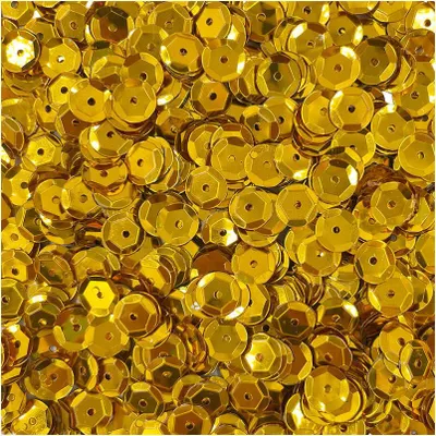 Zdjęcie produktu dla Cekiny metaliczne Aliga 8mm 10g złote
