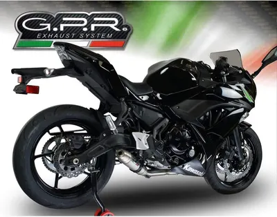 Image de GPR Deeptone échappement complet en acier inoxydable avec catalyseur pour Kawasaki Ninja 650 2021-2022