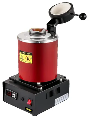 Image de Four à fusion, capacité de 3 kg, température maximale de 1150 °C, consommation d'énergie de 1750 W, tension d'entrée de 220 V, matériau céramique durable