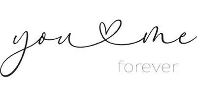 Produktbild von Servietten 33x33 cm - You & Me forever