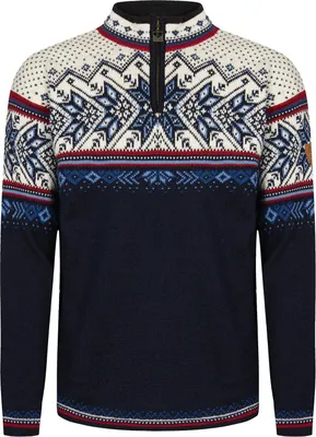 Obrázok produktu pre Vail Sweater Men blau XL - midnightnavy-redrose-offwhite