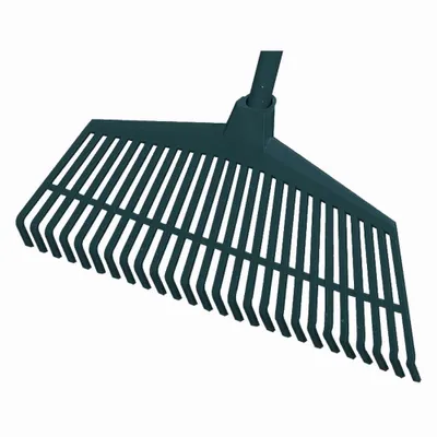Image de SIENA GARDEN Balai à feuilles en plastique, 50 cm,