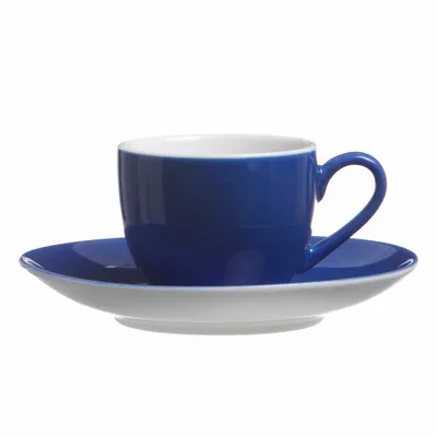 Immagine prodotto di Ritzenhoff & Breker Doppio Espresso Obere, Obertasse, Ober Tasse, Kaffeetasse, Porzellan, Indigoblau, Ø 6 cm, 63905