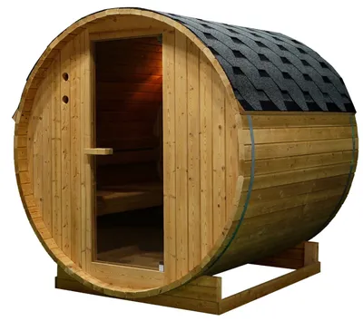 Produktbild von Outdoor Fasssauna TROMSÖ L für 4 Personen