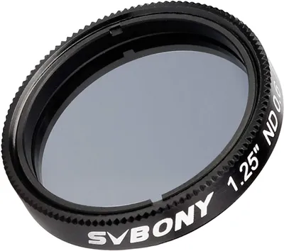Zdjęcie produktu dla Svbony SV139 filtr księżycowy ND4, 1,25 cala 25% transmisji dla półksiężyca, filtr księżycowy do teleskopu Zmniejsza odblaski, aluminiowa rama do obserwacji księżyca