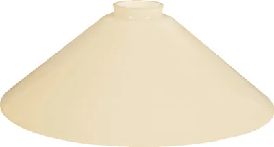 Produktbild von Schusterglas Ø 300mm Lampenglas Beige Ersatzglas Leuchtenglas rund E27 Vestaschirm