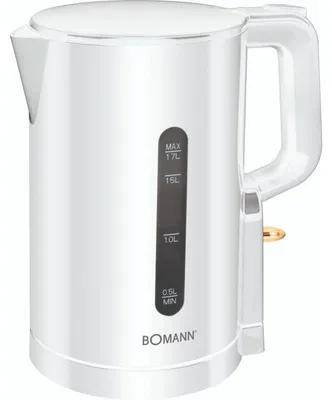 Image de Bouilloire 1,7L 2200W Blanc Bomann WK6090CB-Blanc