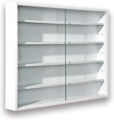 Produktbild von Wandvitrine aus Weiß