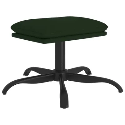 Produktbild von Fußhocker Dunkelgrün 60x60x36 cm Samt