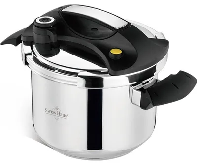 Image de Autocuiseur 22cm 6L Tous feux dont induction Acier inoxydable Swiss Haus SH-PCQ6L