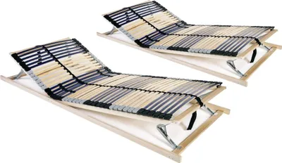 Obrázek produktu pro Maison Exclusive – rošty 2 ks s 42 lamelami, 7 zón, 90 x 200 cm