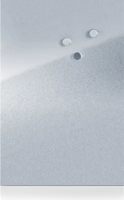 Produktbild von ZELLER PRESENT Magnettafel Edelstahl mit 3 Magneten 40x60cm