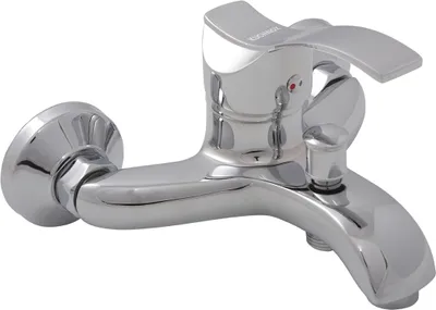 Produktbild von BADLAND Badewannenarmatur Wasserhahn ARGOX Wannenarmatur für Badezimmer in Chrom