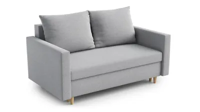 Produktbild von AX LIVING Sofa Modern Shurton 155 cm Hellgrau – Stilvolle 2-Sitzer