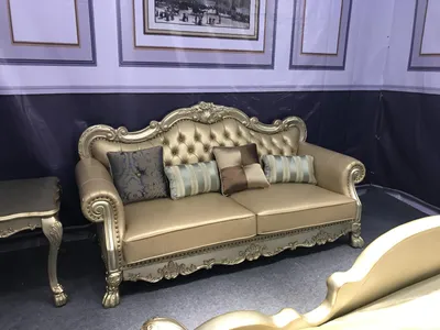 Obrázok produktu pre Klasický 3-miestny gauč pohovka čalúnenie pohovky pohovky barokové chesterfield