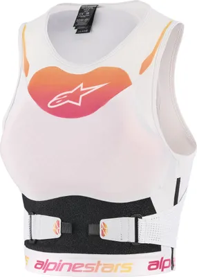 Produktbild von Alpinestars Stella Plasma Damen Protektorenshirt, weiß/orange, M