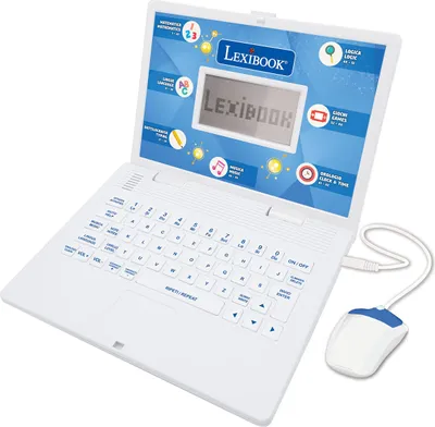 Image de Lexibook, jouet éducatif avec 124 activités pour apprendre les mathématiques, l'écriture, la logique, lire l'heure, les jeux et la musique, blanc, JC598i5